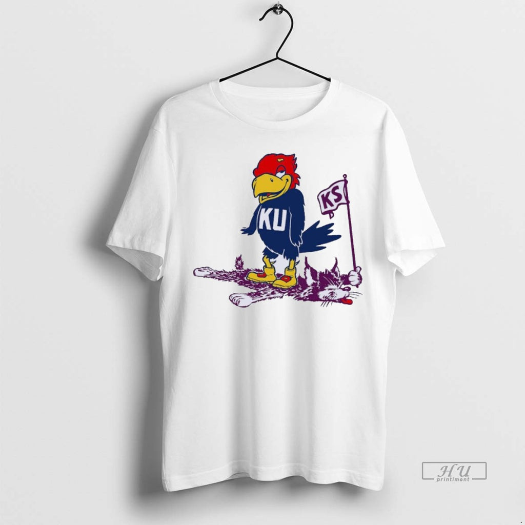 Officials Vintage Ku Beat K State Mascot Tee Shirt Sweater