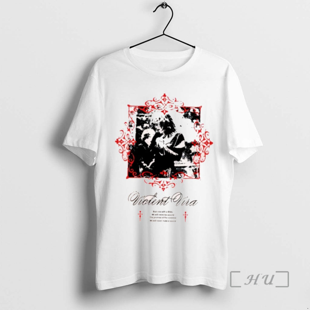 Officials Violent Vira Lover Of A Ghost Graphic Tee Shirt Sweater