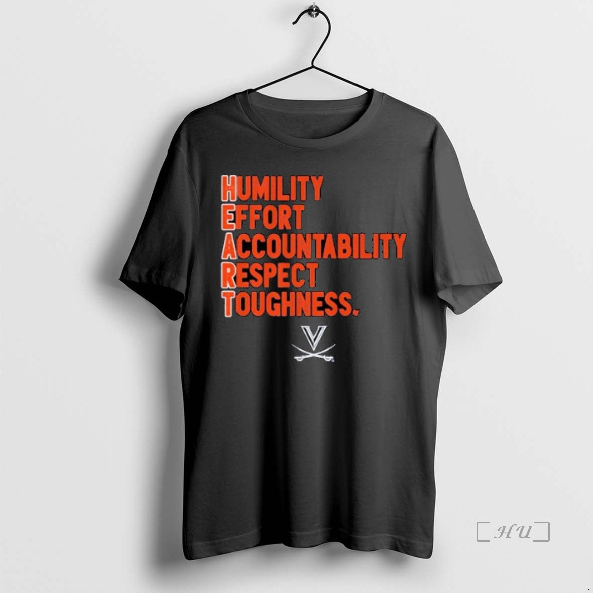 Officials Virginia Cavaliers Uva Heart Humility Effort Accountability Respect Toughness T Shirt Sweater