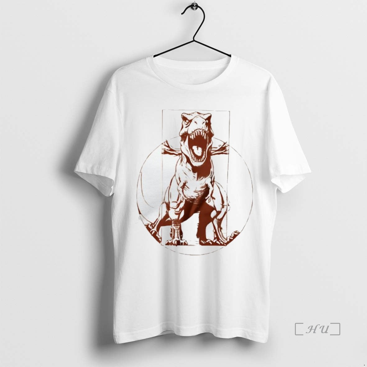 Officials Vitruvian T Rex Vintage Parody