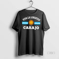 Officials Viva La Libertad Carajo Javier Milei Presidente De Argentina Premium Tee Shirt Sweater