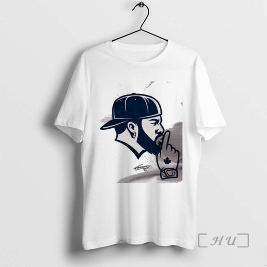 Officials Vladimir Guerrero Jr Toronto Blue Jays Baseball Vladdy Shush Signature Tee Shirt Sweater