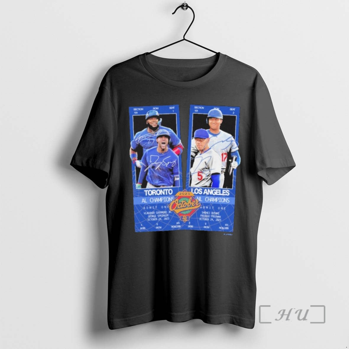 Officials Ws Matchup 25 Blue Jays Vs Dodgers T Shirt Sweater