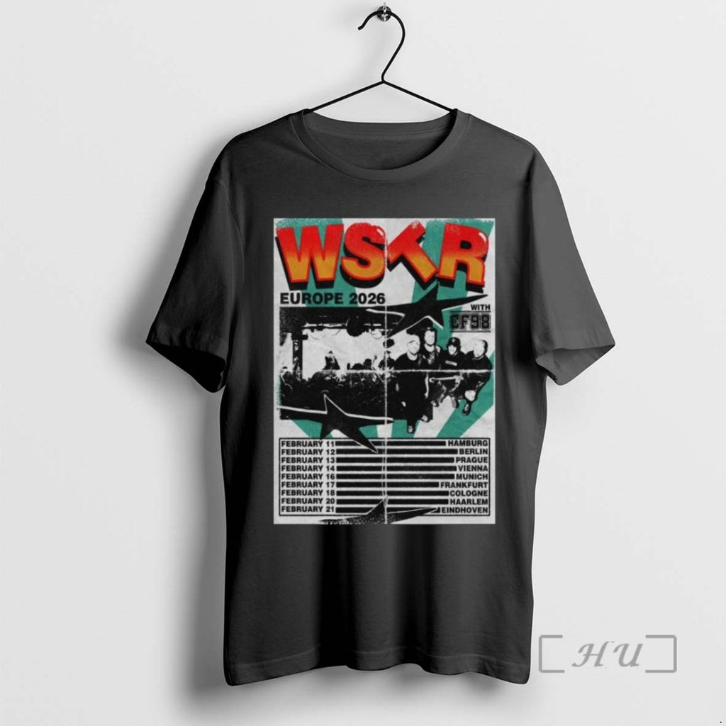 Officials Wstr Band Europe Live 2026 Long Sleve T Shirt Sweater