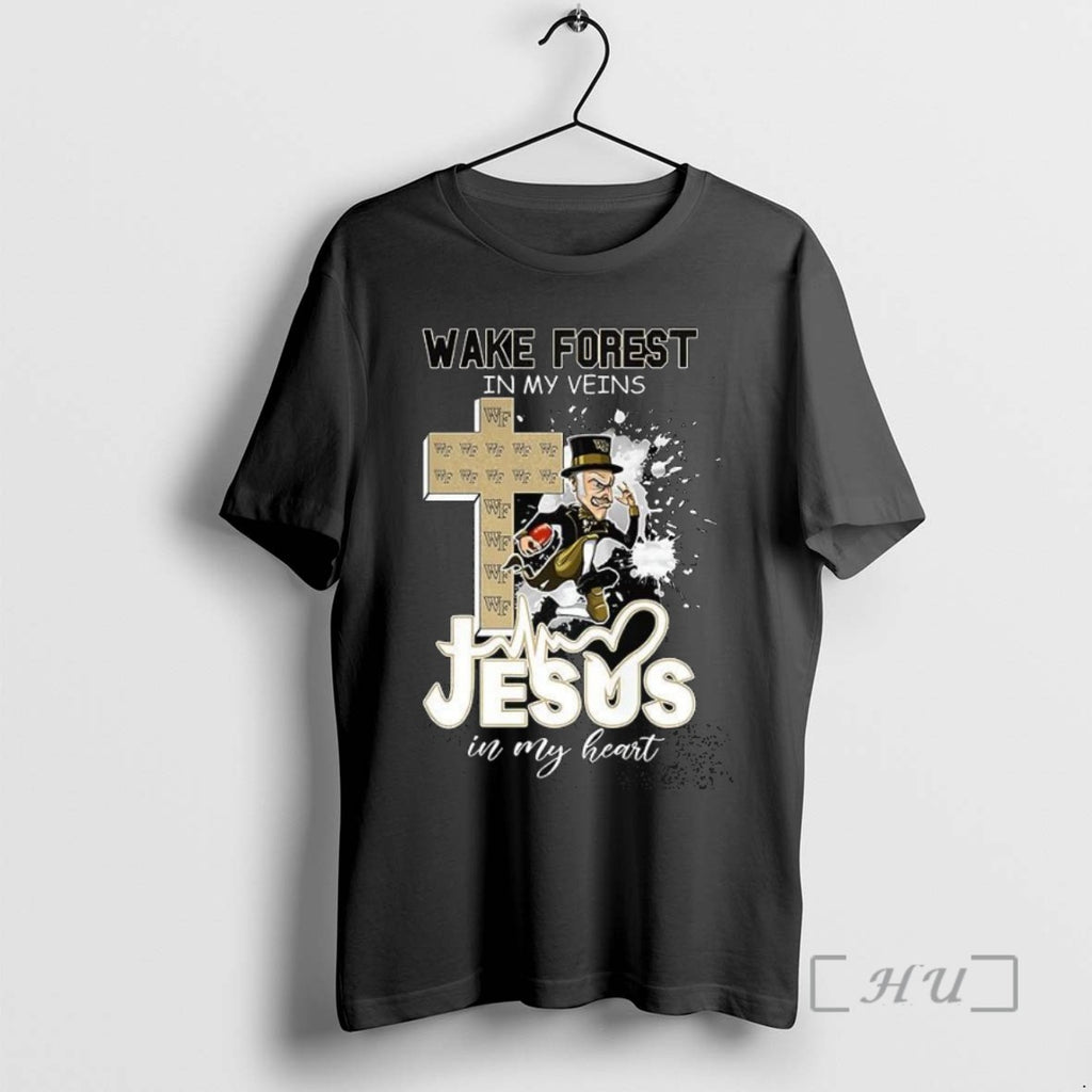 Officials Wake Forest In My Veins And Jesus In My Heart Christian Mascot