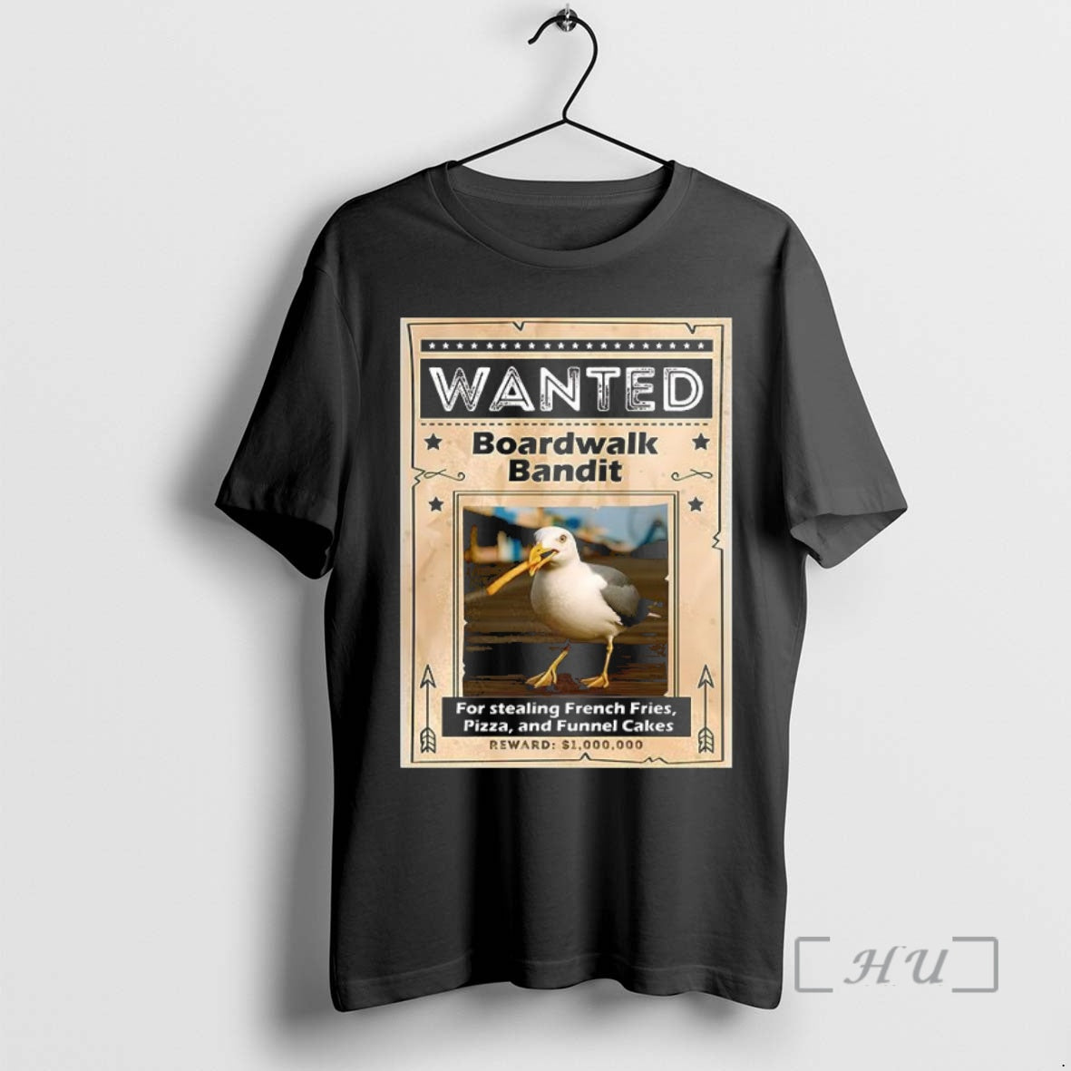 Officials Wanted Boardwalk Bandit Seagulls Meme T Shirt Sweater