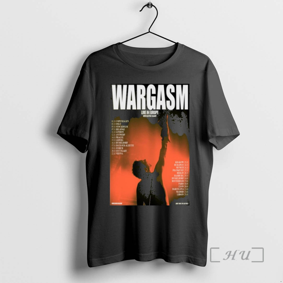 Officials Wargasm Live In Europe 2025 2026 T Shirt Sweater