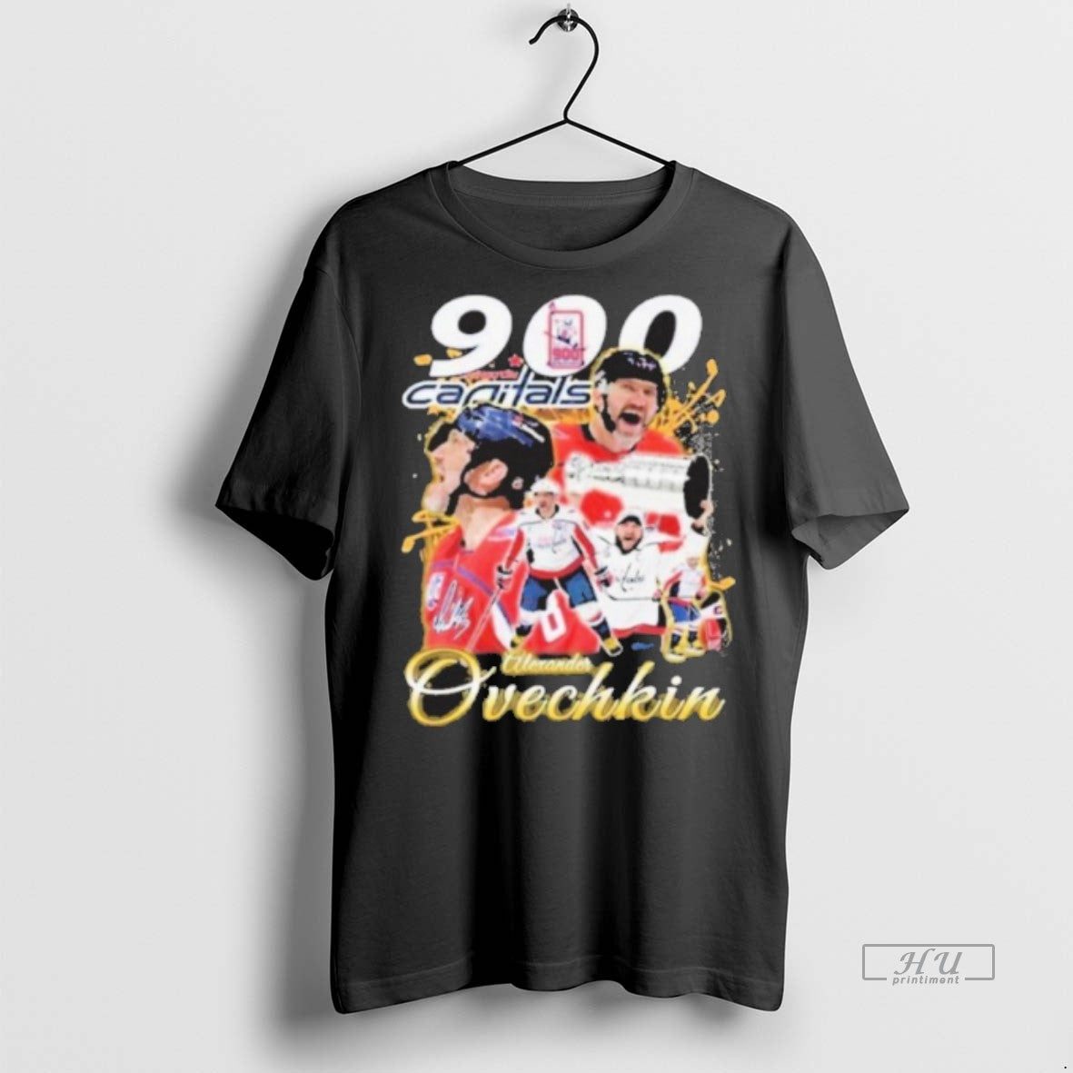 Officials Washington Capitals Alexander Ovechkin 900 Goals Premium Tee Shirt Sweater