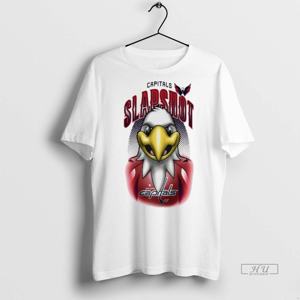 Officials Washington Capitals Slapshot Mascot Highlight Tee Shirt Sweater