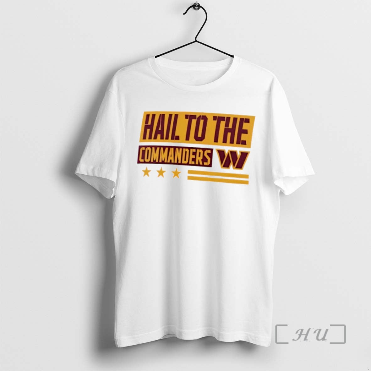 Officials Washington Commanders White Local Logo Tee Shirt Sweater