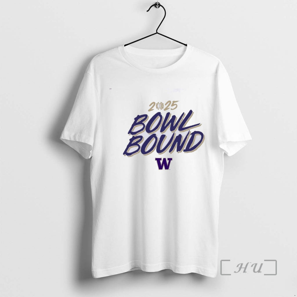 Officials Washington Huskies Bowl Season Bound 2025 Tee Shirt Sweater