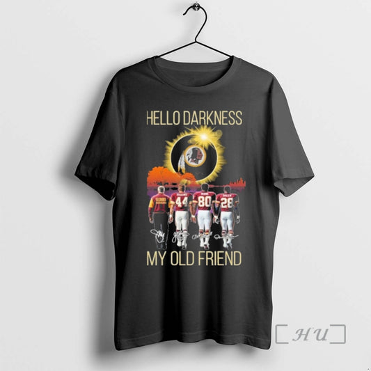 Officials Washington Redskins Hello Darkness My Old Friend Premium T Shirt Sweater