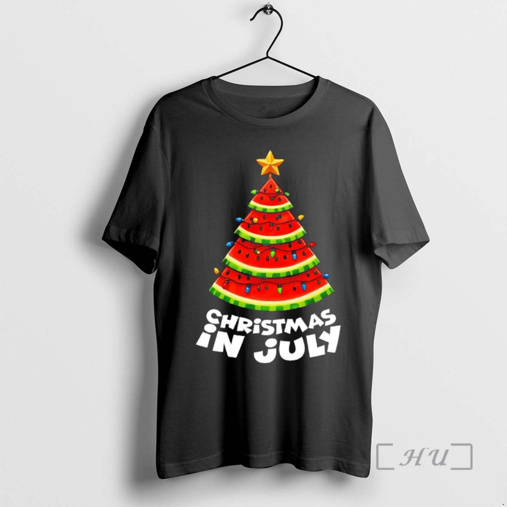 Officials Watermelon Xmas Tree Christmas In July Premium T Shirt Sweater