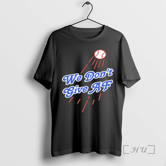 Officials We Dont Give Af Los Angeles Dodgers Parody Logo Premium T Shirt Sweater