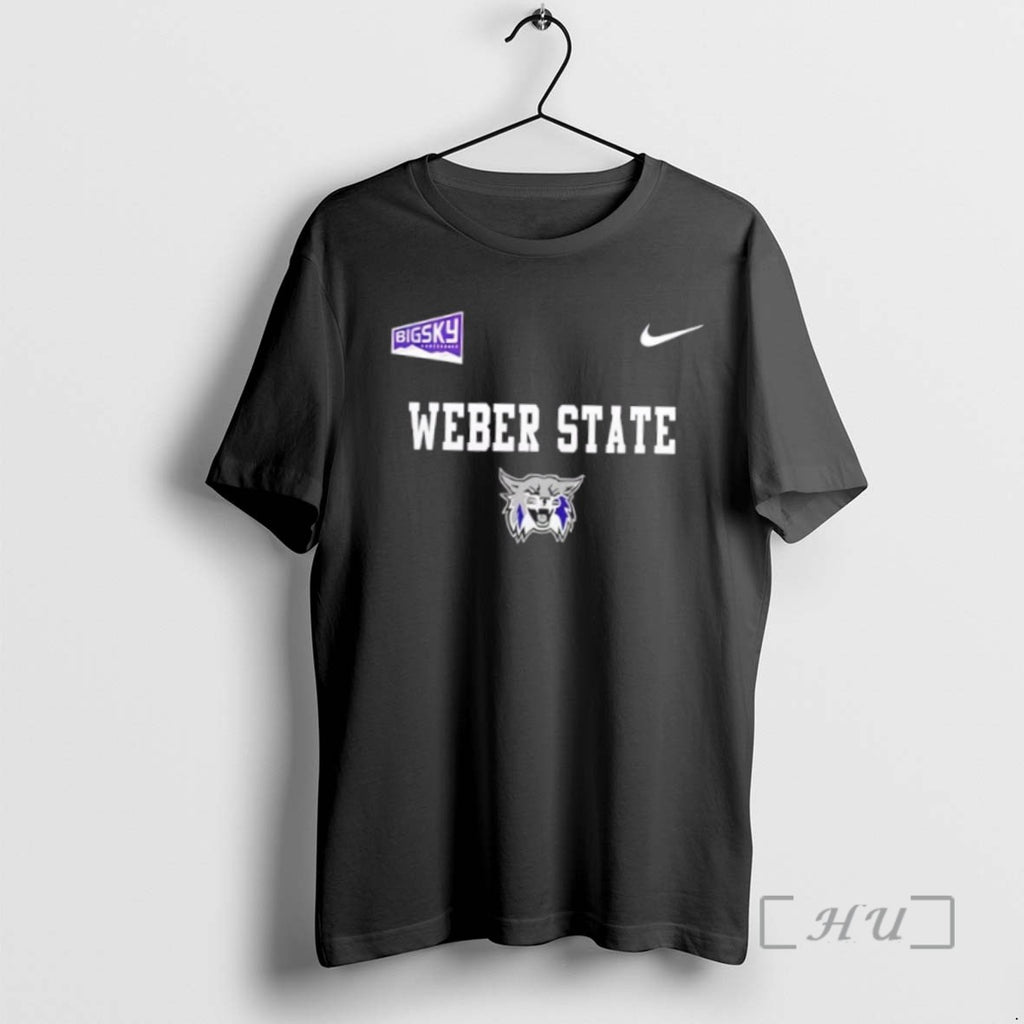 Officials Weber State Football Celebrating The State In Weber State 2 Sided Tee Shirt Sweater