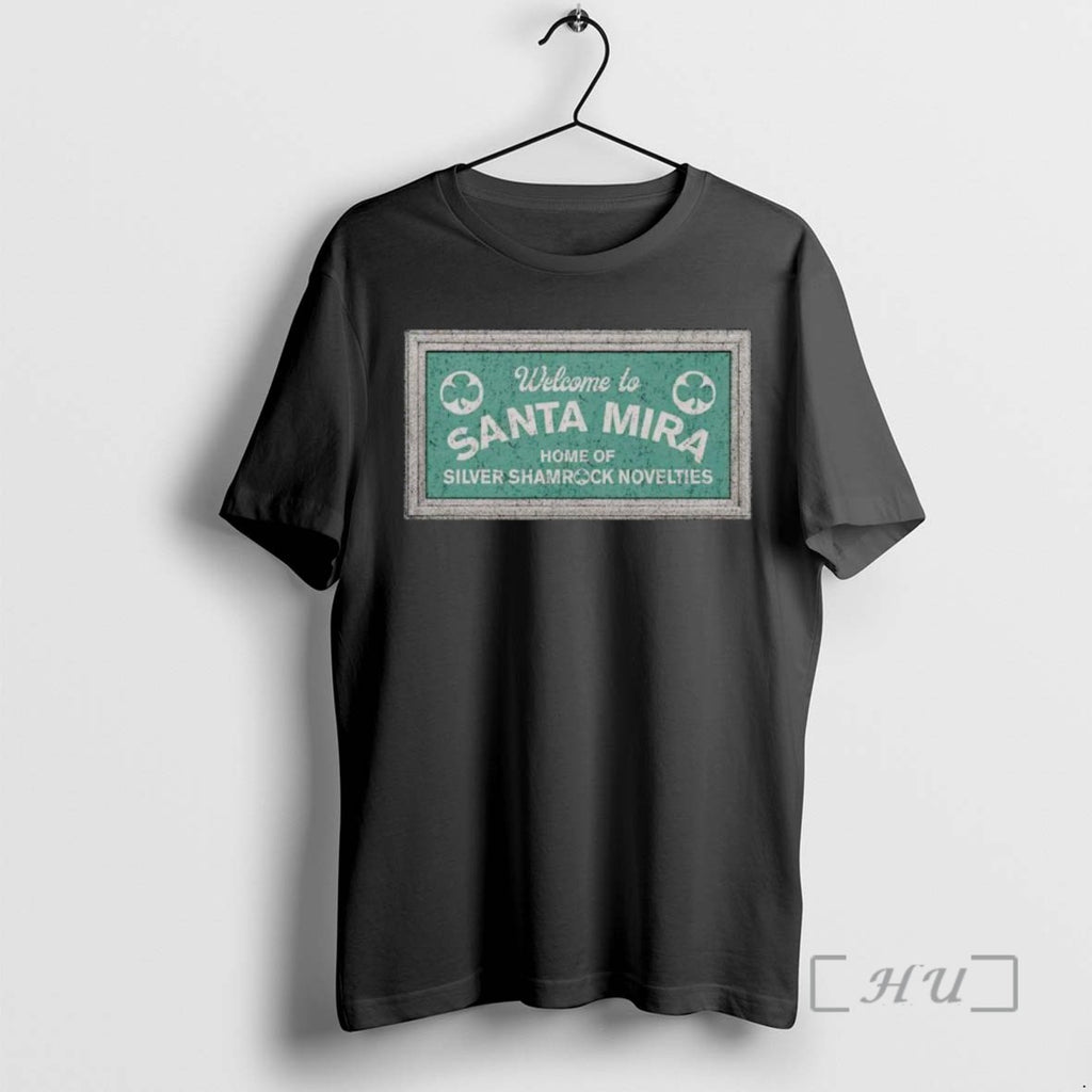 Officials Welcome To Santa Mira Home Of Silver Shamrock Novelties Ornaments Tee Shirt Sweater