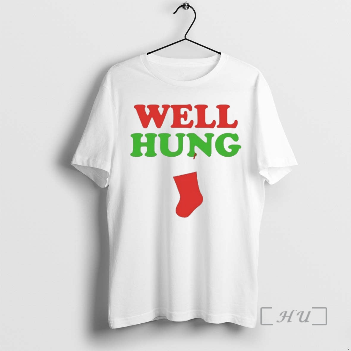 Officials Well Hung Christmas Stockings Premium T Shirt Sweater