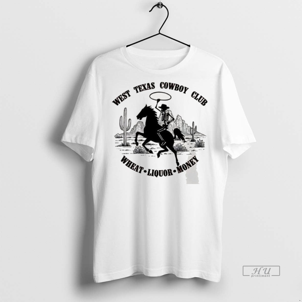 Officials West Texas Cowboy Club Wheat Liquor Money Tee Shirt Sweater