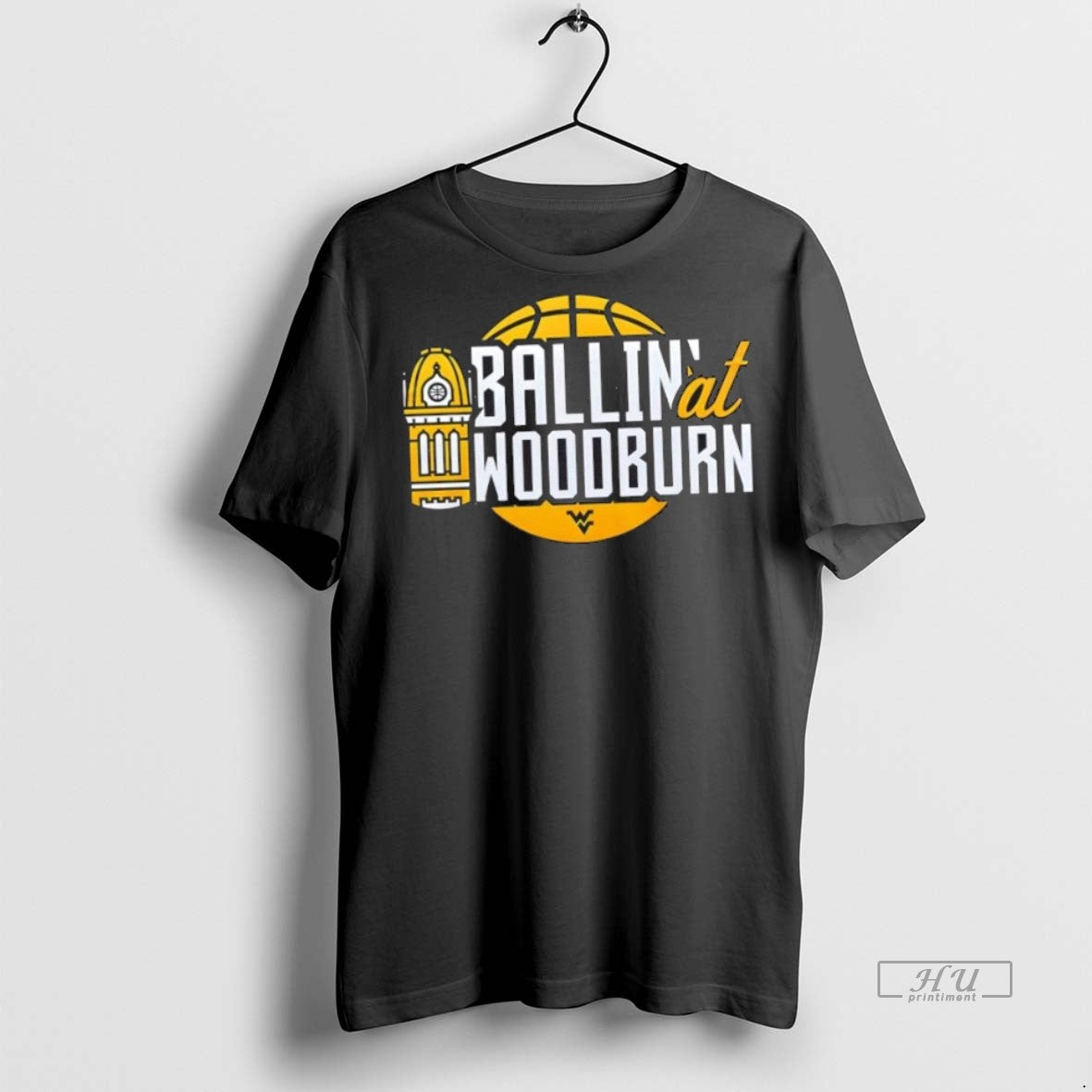Officials West Virginia Mountaineers 2025 Ballin At Woodburn 2 Sided Premium Tee Shirt Sweater