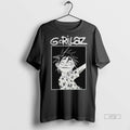 Officials Weyewcz5 Gorillaz Music Black And White Graphic Premium Tee Shirt Sweater