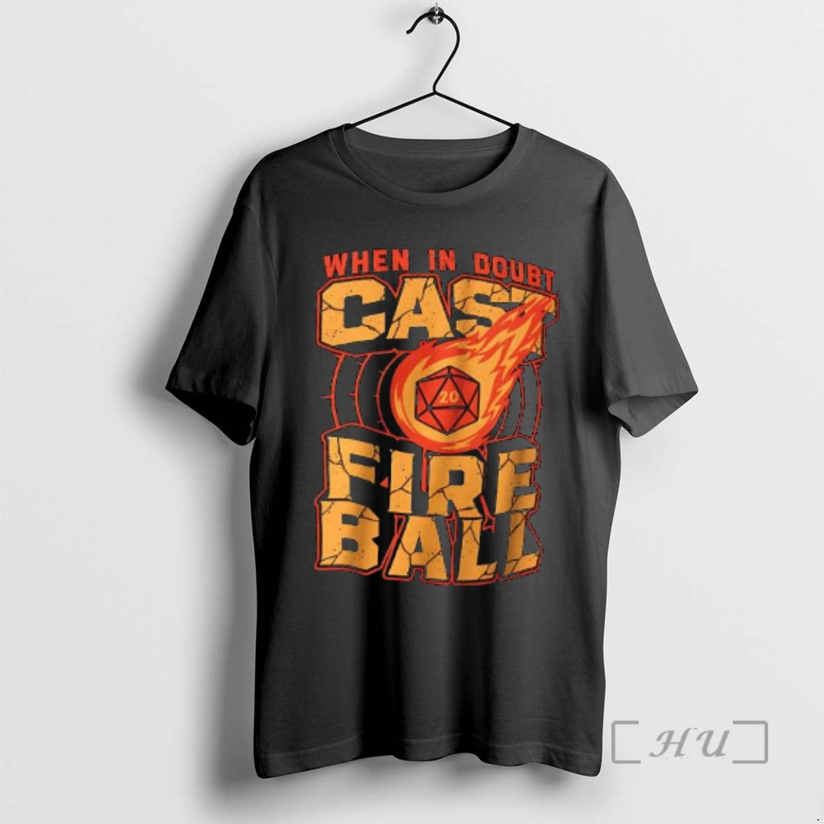 Officials When In Doubt Cast Fireball Dice Dungeons And Dragons T Shirt Sweater