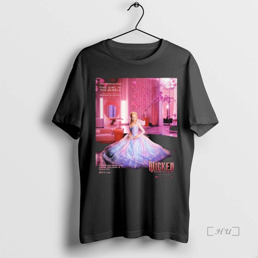 Officials Wicked For Good Ariana Grande Song The Girl In The Bubble Premium T Shirts