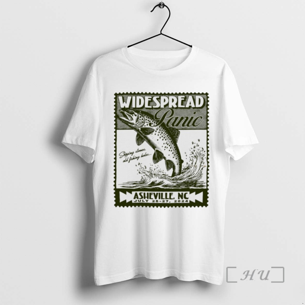 Officials Widespread Panic Skipping Stones Old Fishing Holes Tee Shirt Sweater