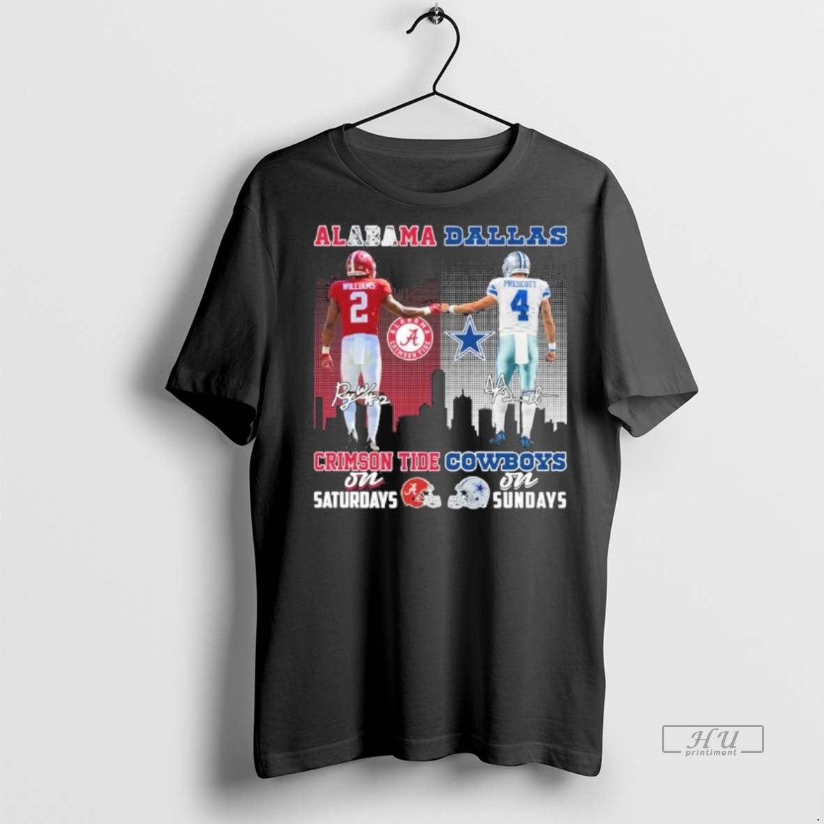 Officials Williams Alabama On Saturdays And Prescott Cowboys On Sundays Premium Tee Shirt Sweater