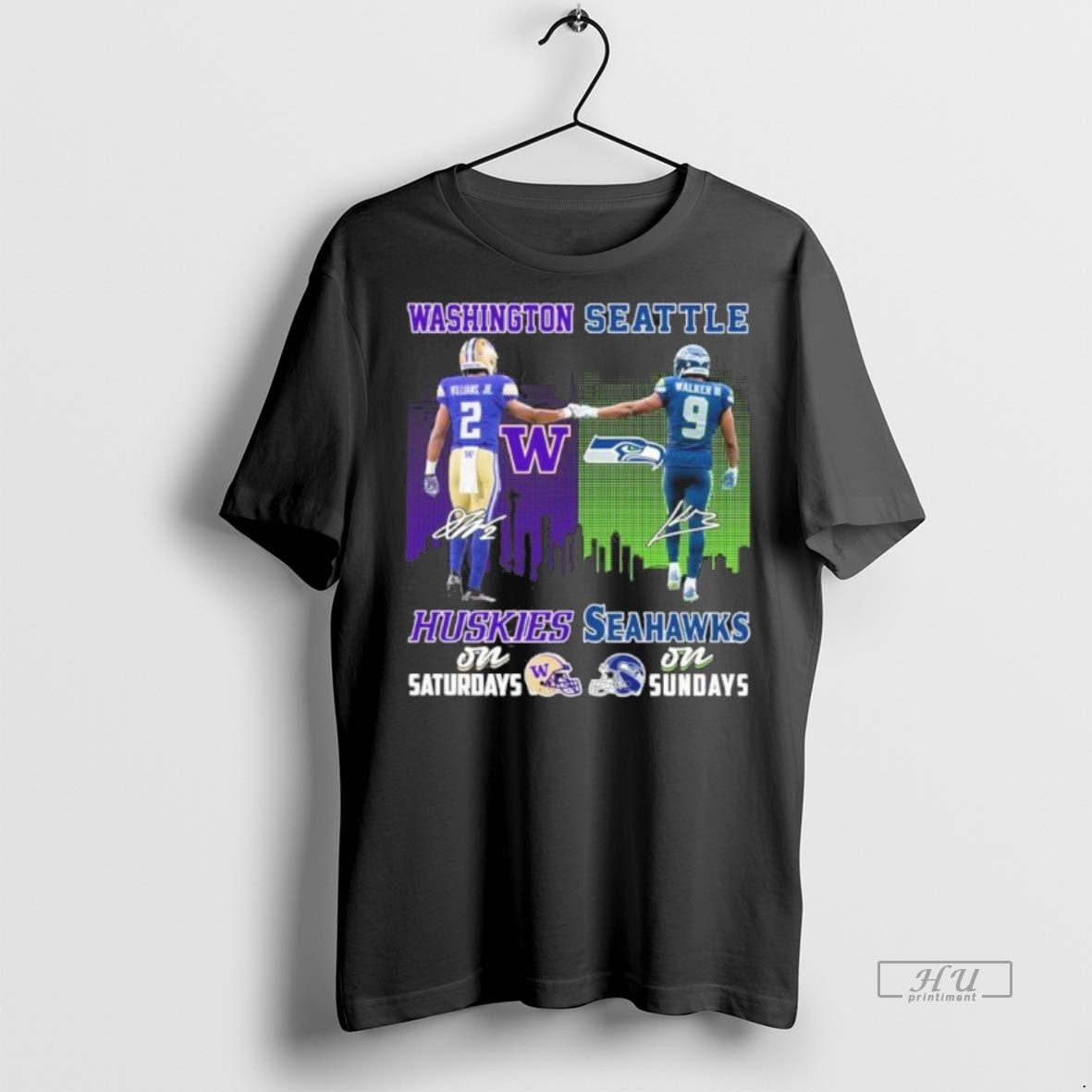 Officials Williams Jr Huskies On Saturdays And Walker Iii Seahawks On Sundays Premium