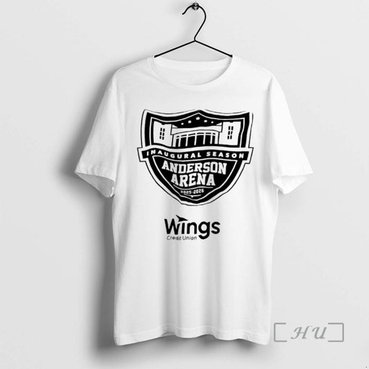 Officials Wings Anderson Arena Inaugural Season 2025 2026 Logo
