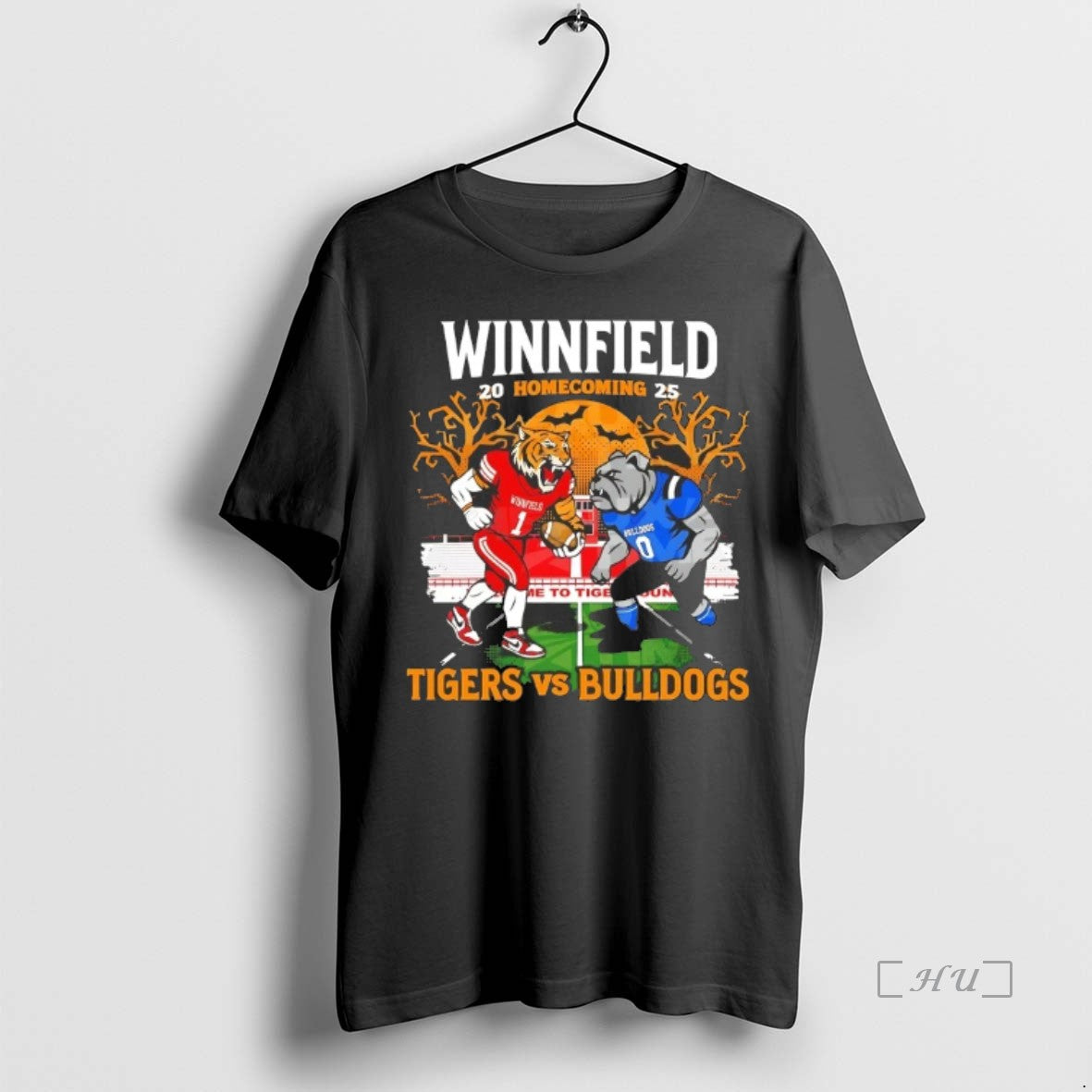 Officials Winnfield Tigers Vs Bulldogs Homecoming 2025 T Shirt Sweater