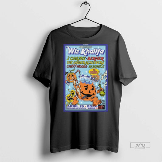 Officials Wiz Khalifa April 19 2026 Red Rocks Park And Amphitheatre Morrison Co Premium Tee