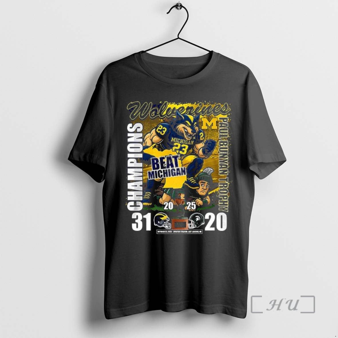 Officials Wolverines Beat Michigan Paul Bunyan Trophy Champions T Shirt Sweater