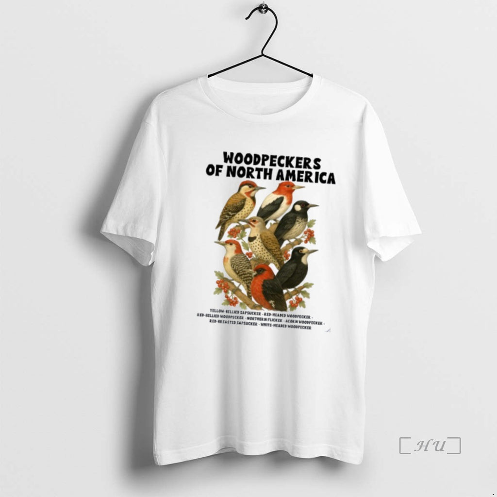 Officials Woodpecker Bird Nature Lover Woodpeckers Of North America Premium T Shirt Sweater
