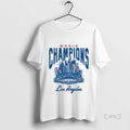 Officials World Champions La Dodgers Skyline Premium T Shirt Sweater