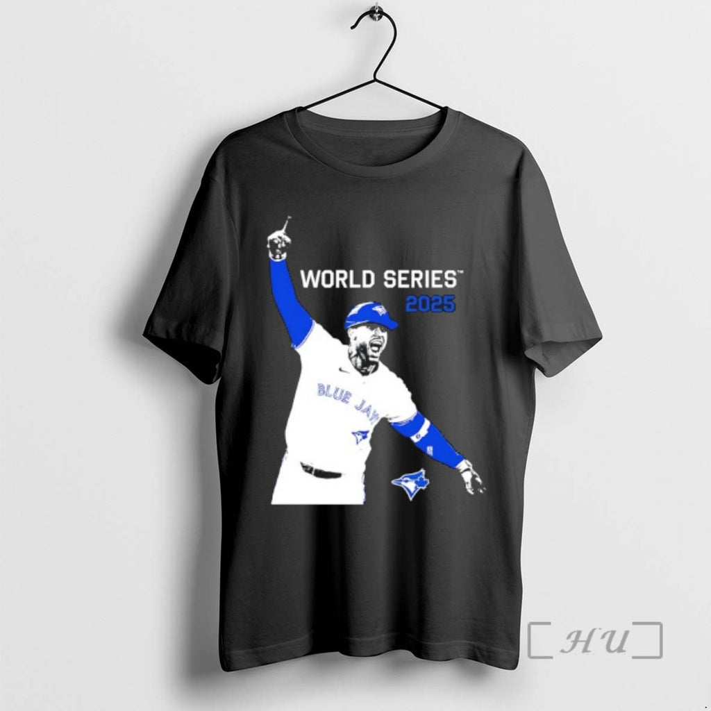 Officials World Series 2025 George Springer Toronto Blue Jays Tee Shirt Sweater