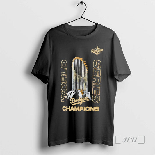 Officials World Series Champions Trophy Los Angeles Dodgers 2025 Premium T Shirt Sweater