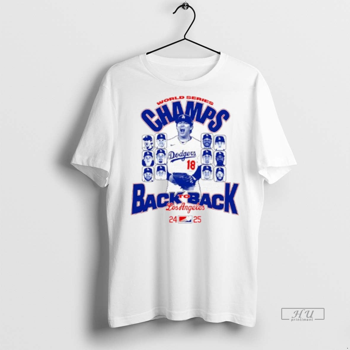 Officials World Series Champs Los Angeles Dodgers Back To Back Players Premium Tee Shirt Sweater