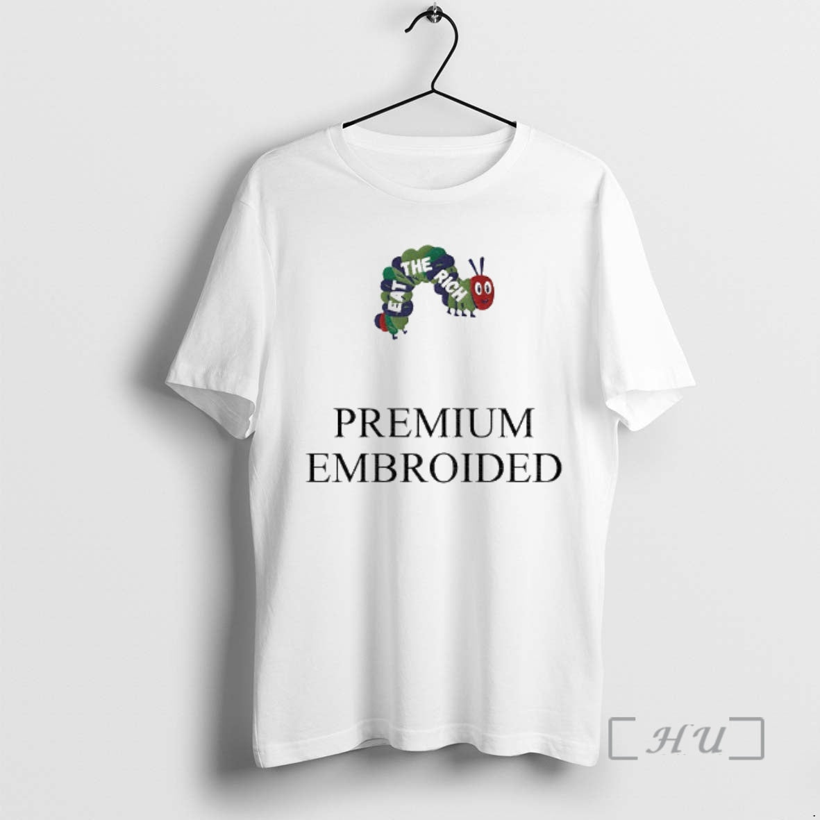 Officials Worm Eat The Rich Premium Embroidered Anti Capitalist