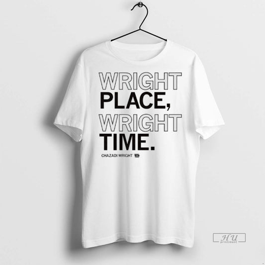 Officials Wright Place Wright Time Chazadi Wright Iowa Hawkeyes Premium Tee Shirt Sweater