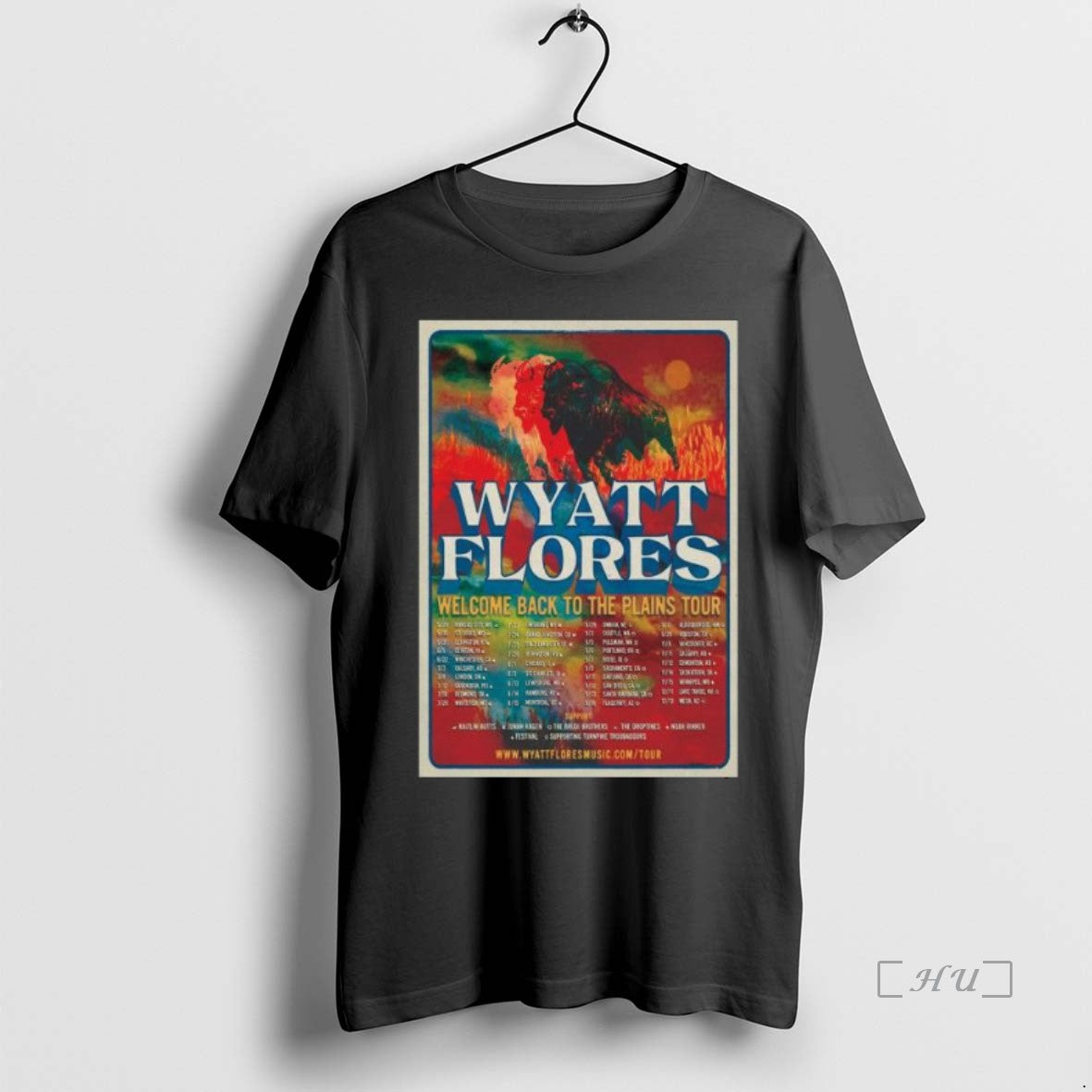 Officials Wyatt Flores Welcome Back To The Plains Fall Tour 2025 Long Sleve T Shirts