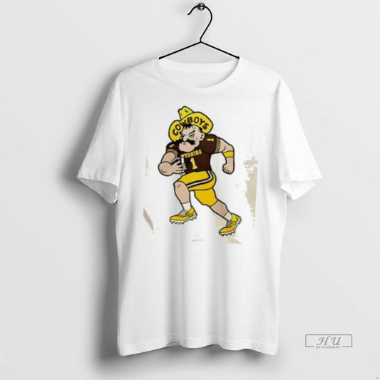 Officials Wyoming Cowboy Football Focus Mode Premium Tee Shirt Sweater