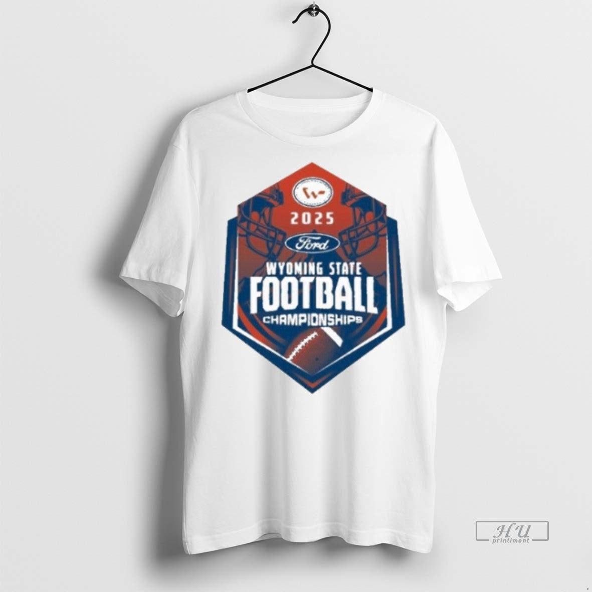 Officials Wyoming High School Activities Association 2025 Wyoming State Football Championship Logo Premium
