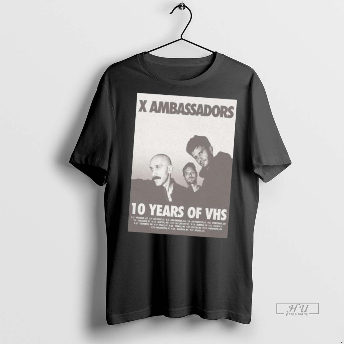 Officials X Ambassadors 10 Years Of Vhs Tour 2025 Long Sleve Tee Shirt Sweater
