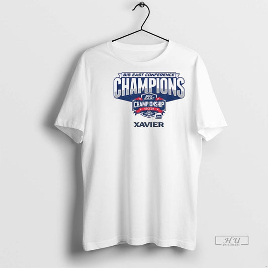 Officials Xavier Big East Conference Champions Ncaa Division I Soccer Logo Premium Tee Shirt Sweater