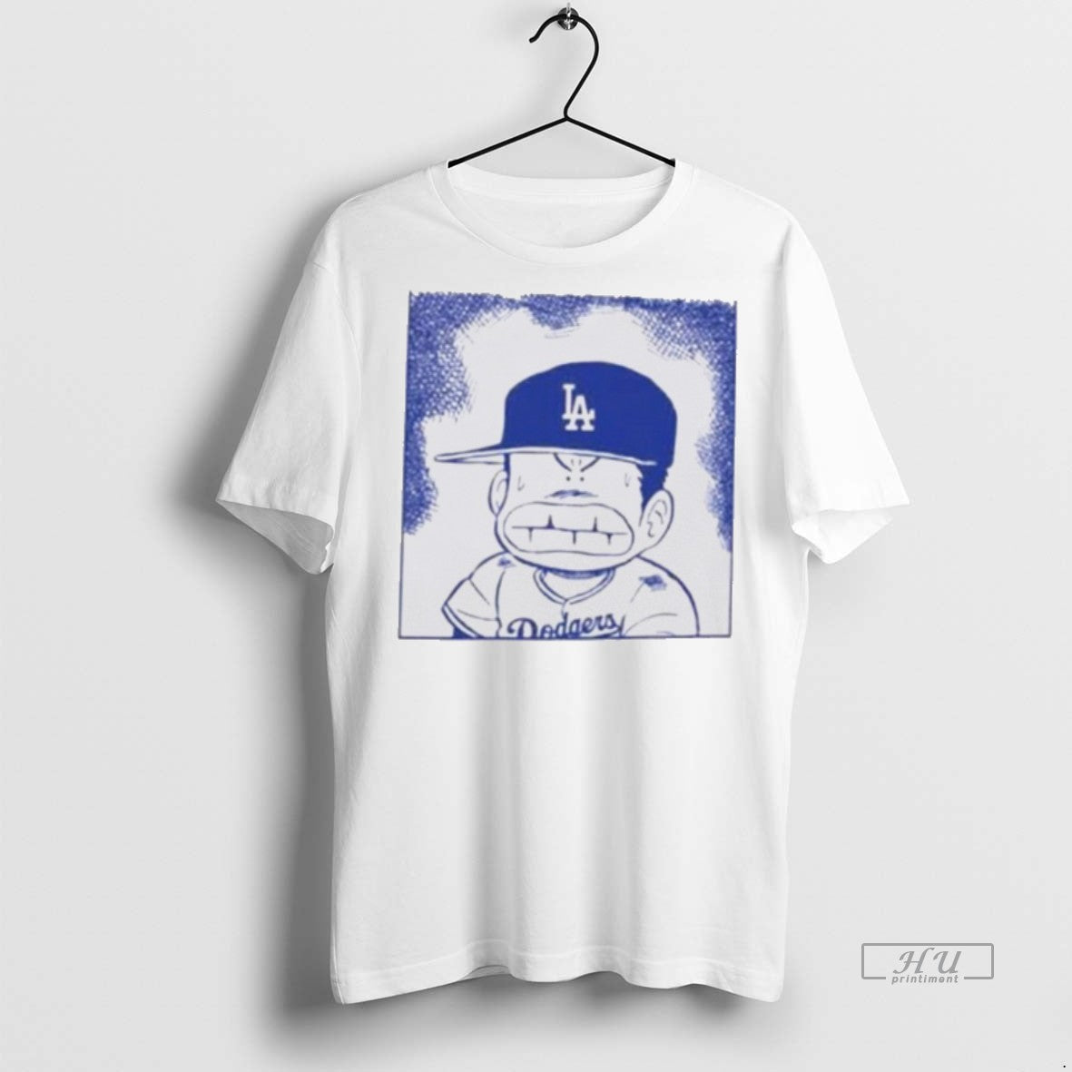 Officials Yamamoto Los Angeles Dodgers Comic Premium Tee Shirt Sweater