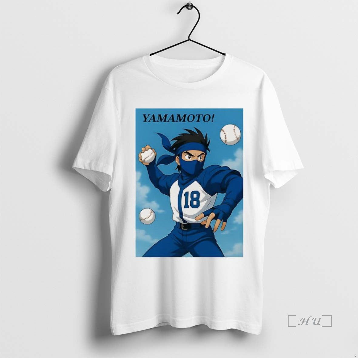 Officials Yamamoto Los Angeles Dodgers Number 18 Anime Premium T Shirt Sweater