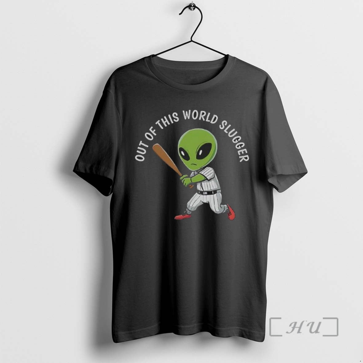 Officials Yankees Baseball Alien Out Of This World Slugger Tee Shirt Sweater