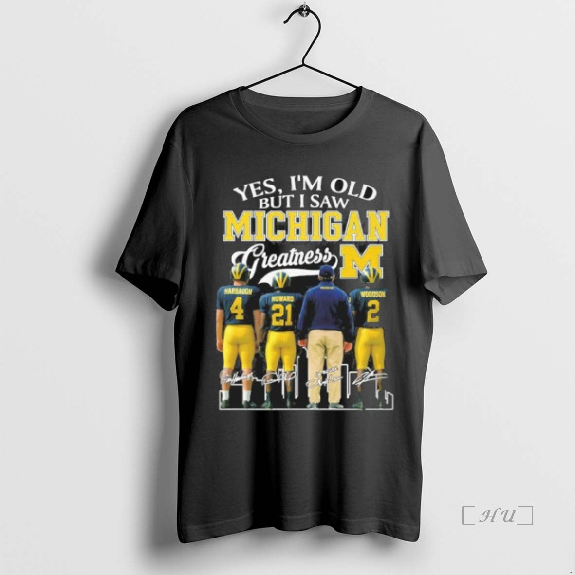 Officials Yes Im Old But I Saw Michigan Wolverines Greatness Premium T Shirt Sweater
