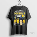 Officials Yes Im Old But I Saw Michigan Wolverines Greatness Premium Tee Shirt Sweater